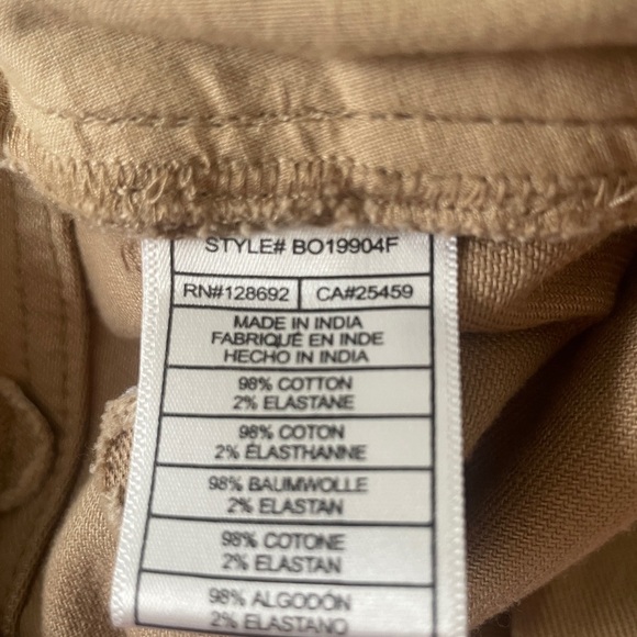 NWOT Steve Madden Tan Women's Maxi Cargo Skirt Khaki Front Slit Pockets M - Picture 5 of 5